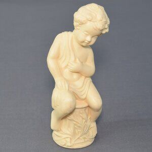 Vintage Avon Florentine Cherub Fragrant Season Decorative Figure Statue Pomander